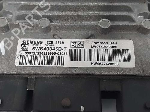 Engine control unit (ECU) PEUGEOT 307 (3A/C)  | BP7843756M57 