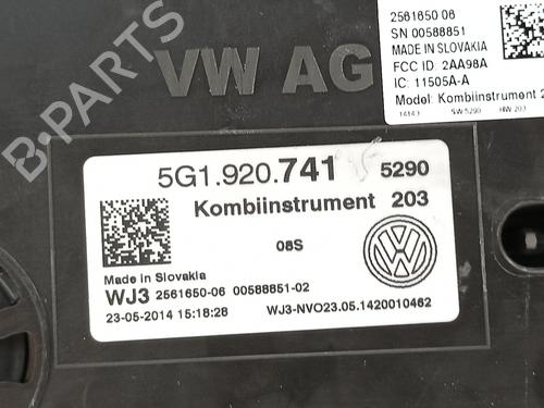 Instrument cluster VW GOLF VII (5G1, BQ1, BE1, BE2)  | BP18295585C47 