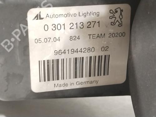 Left headlight PEUGEOT 407 (6D_) 2.0 (6DRFNB, 6DRFNE) | BP32344010C28 