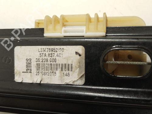 Front left window mechanism VW TOURAN (5T1) 1.6 TDI | BP36501260C22 - Image 2