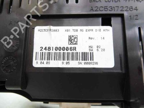 Instrument cluster RENAULT LAGUNA III (BT0/1)  | BP4367458C47 