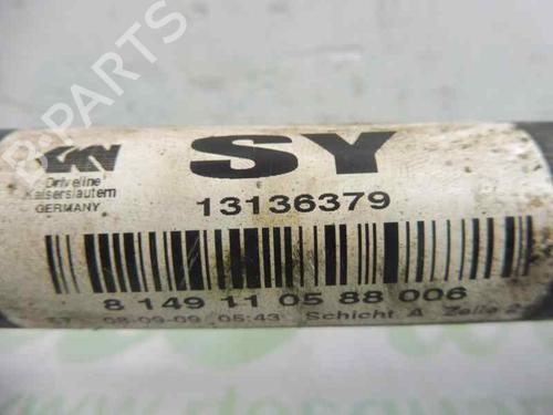 Left front driveshaft OPEL ASTRA H (A04)  | BP1849535M38 