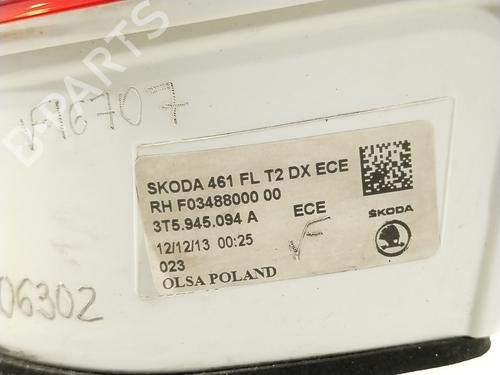 Right tailgate light SKODA SUPERB II (3T4) 2.0 TDI 16V | BP34633819C80  - Image 7
