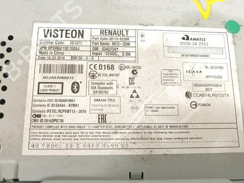 Radio OPEL VIVARO B Bus (X82)  | BP21219058E6 