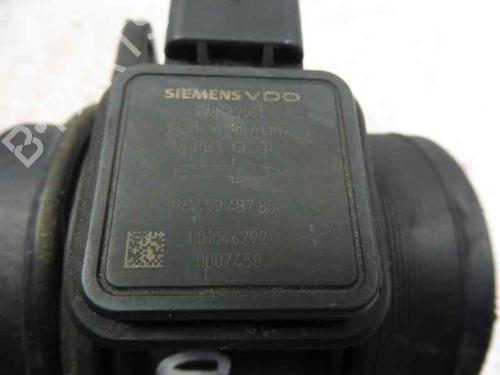 Mass air flow sensor PEUGEOT 307 CC (3B)  | BP2588514M95 