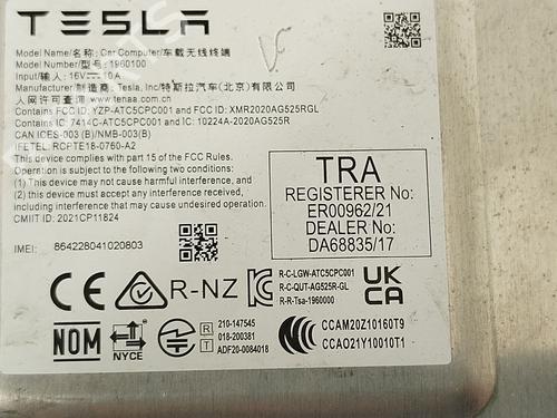 Electronic module TESLA MODEL 3 (5YJ3) EV | BP36238551M83  - Image 8