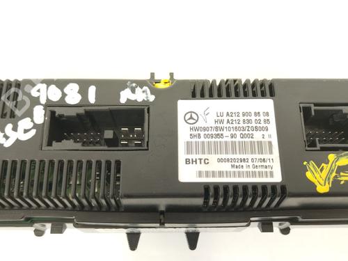 Climate control MERCEDES-BENZ E-CLASS Coupe (C207) E 220 CDI / d (207.302, 207.301) | BP16788538I5