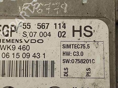 Engine control unit (ECU) OPEL ASTRA H GTC (A04) 1.6 (L08) | BP33182258M57 - Image 4