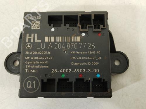 electronic-module-mercedes-benz-c-class-w204-2007-2008-2009-2010-2011-2012-2013-2014-2015-33436920 main image