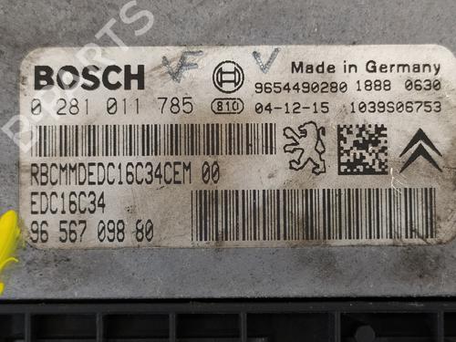 Engine control unit (ECU) CITROËN C3 I (FC_, FN_) 1.4 HDi | BP9072762M57 