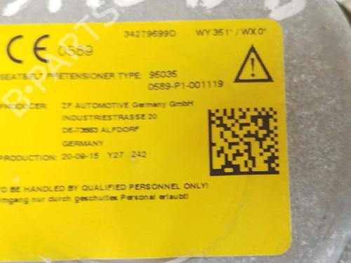 Front right seatbelt SEAT LEON (KL1, KLG) 1.5 TSI | BP39531062I25  - Image 5