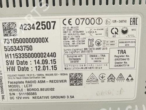 Radio OPEL ADAM (M13) | BP16794193E6 - Image 6