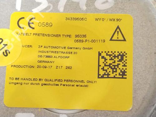 Rear right seatbelt SEAT LEON (KL1, KLG) 1.5 TSI | BP39531065I28 - Image 6