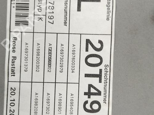 Rear left window mechanism MERCEDES-BENZ A-CLASS (W169) A 180 CDI (169.007, 169.307) | BP27255045C24 