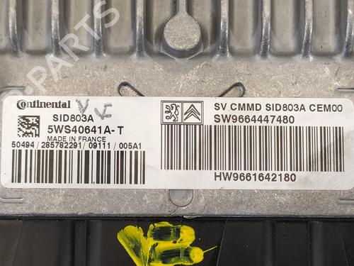 Engine control unit (ECU) PEUGEOT 407 (6D_)  | BP9577164M57 