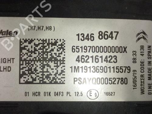 Right headlight CITROËN C3 AIRCROSS II (2R_, 2C_) 1.5 BlueHDi 100 (2CYHYJ) | BP32477774C29