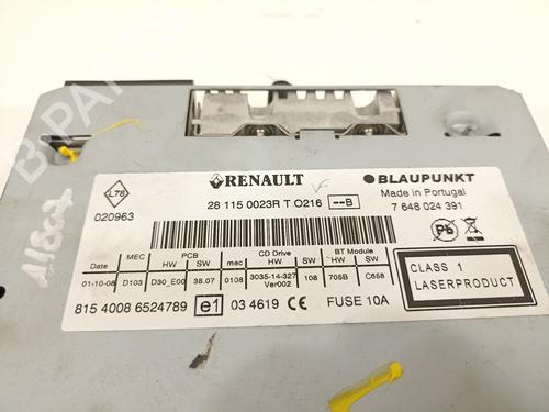 Radio RENAULT MEGANE III Hatchback (BZ0/1_, B3_)  | BP17131012E6 
