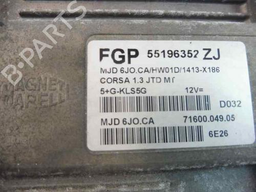 Engine control unit (ECU) OPEL CORSA C (X01)  | BP1842555M57 