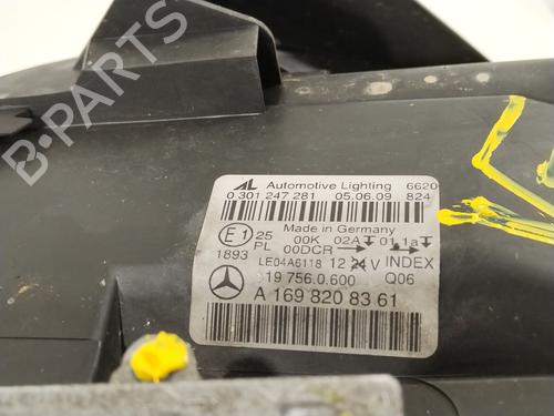 Left headlight MERCEDES-BENZ B-CLASS Sports Tourer (W245) B 200 CDI (245.208) | BP25286889C28 