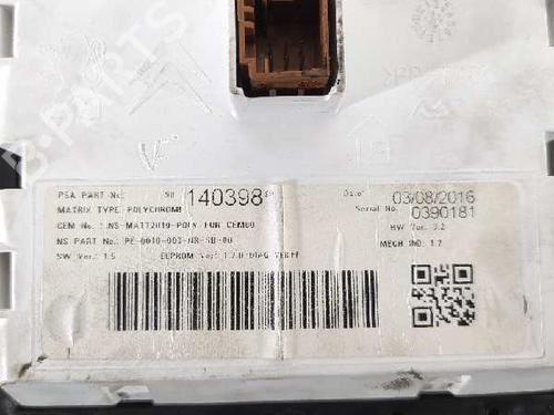Instrument cluster CITROËN DS4 (NX_) 1.6 BlueHDi 120 | BP7578181C47 