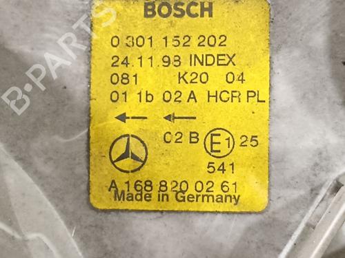 Right headlight MERCEDES-BENZ A-CLASS (W168) A 140 (168.031, 168.131) | BP20726715C29 