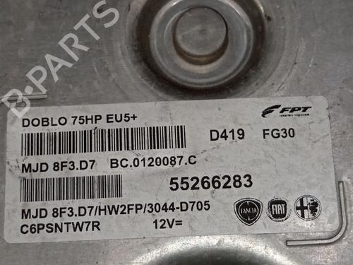 Engine control unit (ECU) FIAT DOBLO Cargo (263_) 1.3 D Multijet | BP38599308M57 - Image 3