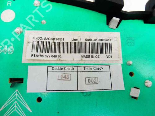 Instrument cluster PEUGEOT 207 (WA_, WC_)  | BP1845287C47 