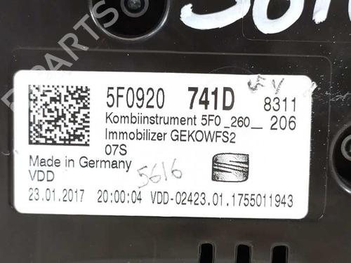 Instrument cluster SEAT LEON (5F1) 1.6 TDI | BP6153633C47 