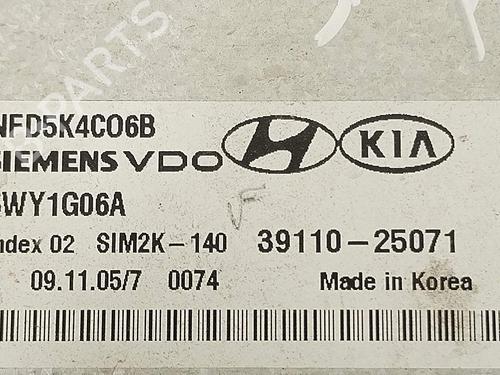 Engine control unit (ECU) HYUNDAI SONATA V (NF) 2.4 | BP36989180M57 - Image 8