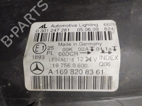 Left headlight MERCEDES-BENZ B-CLASS Sports Tourer (W245) B 200 CDI (245.208) | BP25286889C28 