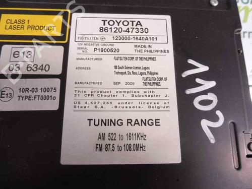 Radio TOYOTA PRIUS (_W3_)  | BP1913720E6 