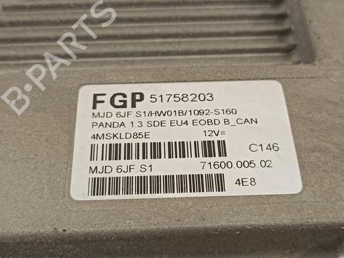 Engine control unit (ECU) FIAT PANDA (169_) | BP17744220M57 - Image 2