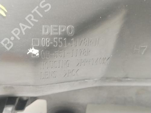 Right headlight RENAULT MEGANE III Hatchback (BZ0/1_, B3_)  | BP32268841C29  - Image 8
