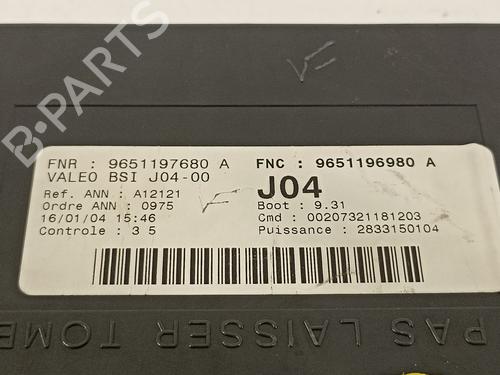 Fuse box PEUGEOT 307 (3A/C)  | BP16812602E1 
