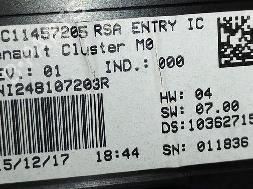 Instrument cluster DACIA DUSTER (HM_) 1.2 TCe 125 (HMMA) | BP39931415C47 - Image 3