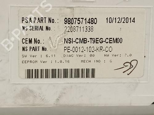 Instrument cluster PEUGEOT 308 SW II (LC_, LJ_, LR_, LX_, L4_) 2.0 BlueHDi 150 | BP16684962C47 