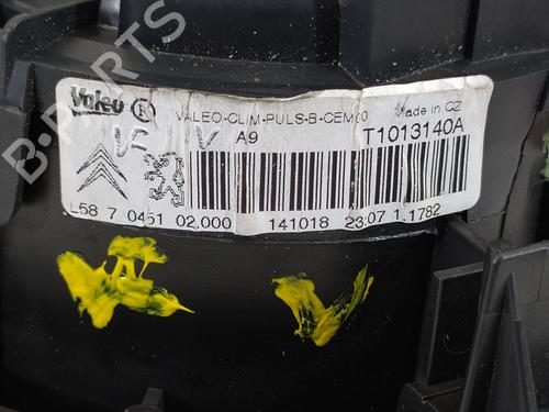 Heater blower motor PEUGEOT 208 I (CA_, CC_)  | BP14301601M62