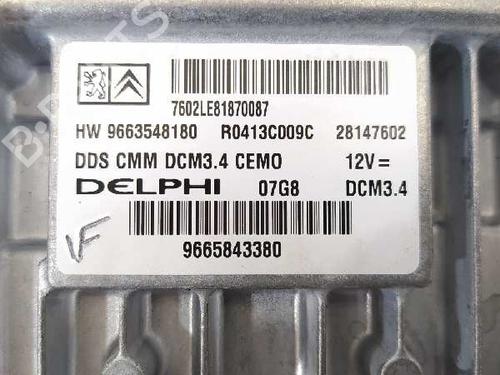 Engine control unit (ECU) CITROËN C5 III (RD_)  | BP7851420M57 