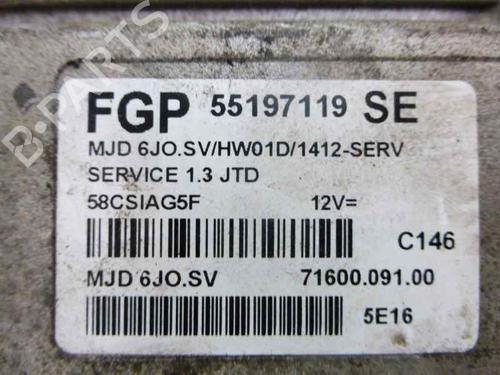 Engine control unit (ECU) OPEL CORSA C (X01)  | BP1880296M57 