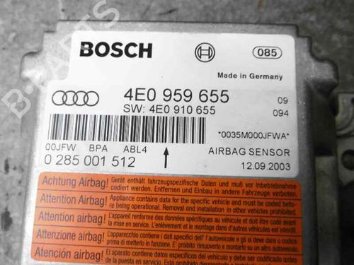 Kollisonspute sett AUDI A8 D3 (4E2, 4E8) 3.7 quattro | BP1923598C86 
