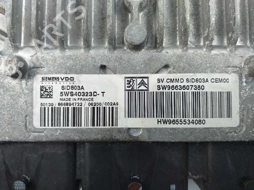 Engine control unit (ECU) PEUGEOT 307 CC (3B)  | BP4859526M57 