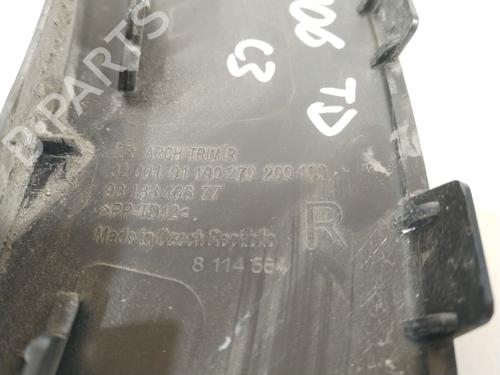 Rear right wheel arch trim CITROËN C3 III (SX) 1.2 THP 110 (SXHNPS, SXHNZT, SXHNZ6) | BP31850655C137 