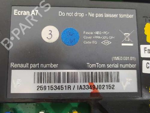 Electronic module RENAULT MEGANE III Grandtour (KZ0/1)  | BP7518645M83 