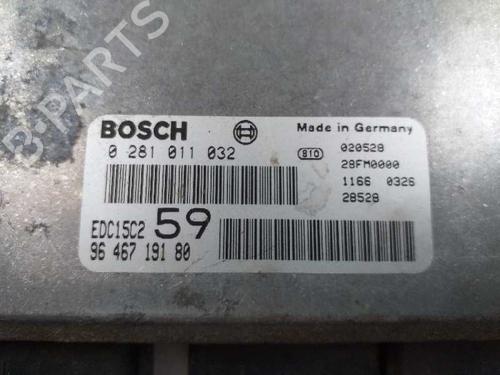 Engine control unit (ECU) PEUGEOT 807 (EB_)  | BP4853828M57 