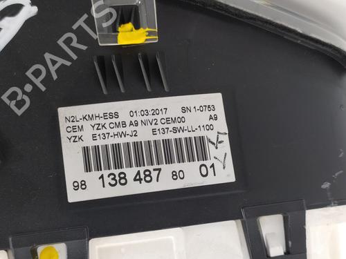 Instrument cluster PEUGEOT 208 I (CA_, CC_) 1.2 VTI 82 | BP9206226C47 