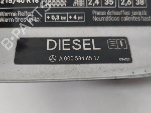 Fuel flap MERCEDES-BENZ B-CLASS Sports Tourer (W245) B 180 CDI (245.207) | BP7440010C131