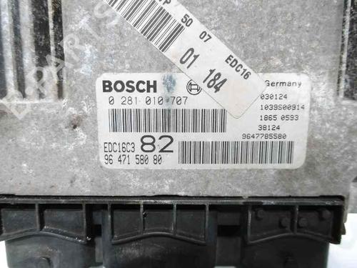 Engine control unit (ECU) PEUGEOT 206 Hatchback (2A/C)  | BP1849867M57 