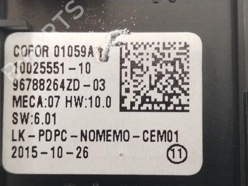 Left front window switch PEUGEOT 308 II (LB_, LP_, LW_, LH_, L3_) 1.2 THP 110 | BP28724339I27 