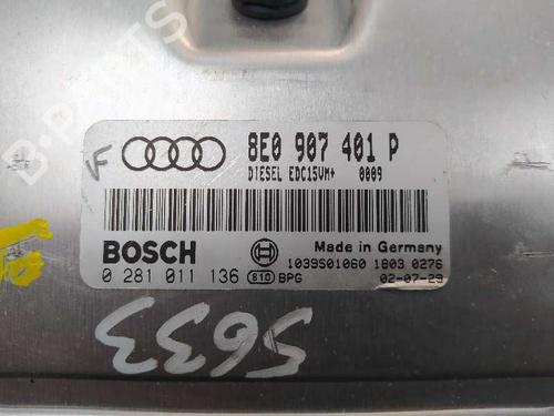Engine control unit (ECU) AUDI A6 C5 (4B2) 2.5 TDI | BP6445779M57 