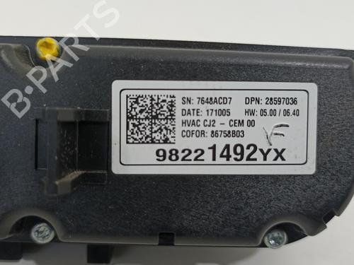 Climate control OPEL CROSSLAND X / CROSSLAND (P17, P2QO) 1.6 Turbo D (75) | BP10627126I5 